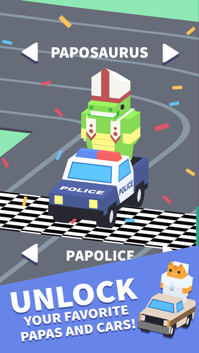 Papa Mobile: Slow Racing 3D screenshot 3