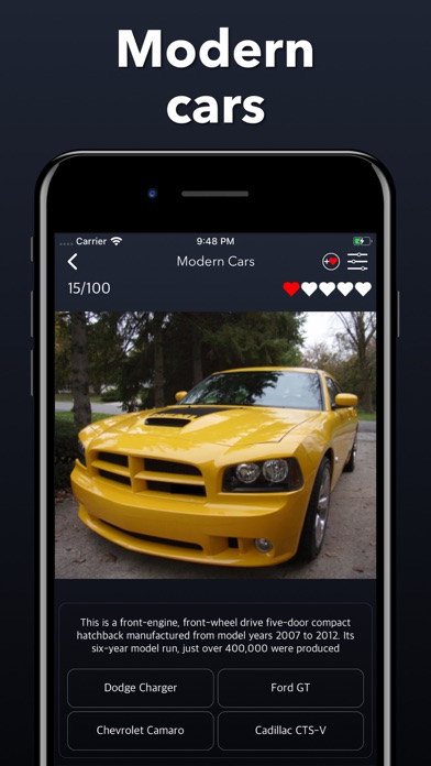 American Cars Muscle Quiz Test iPhone screenshot 5 - Games app