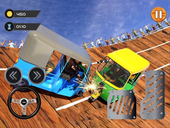 Well of Death Rickshaw Rider iPad screenshot