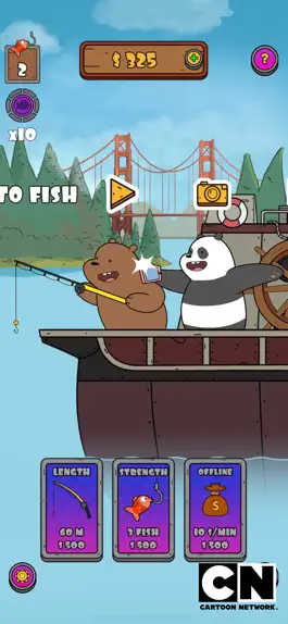 Game screenshot We Bare Bears Безумная Рыбалка apk