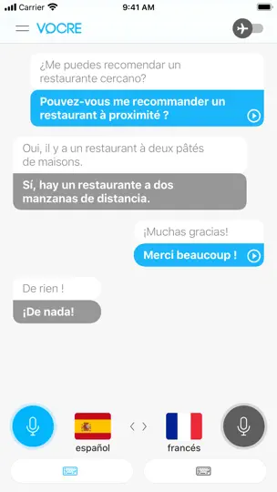 Captura de pantalla de Spanish Traductor By Vocre en iPhone 1