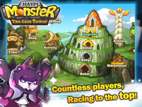 Haypi Monster:The Lost Tower iPad app afbeelding 2