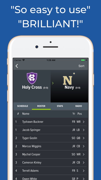 Navy Football Schedules