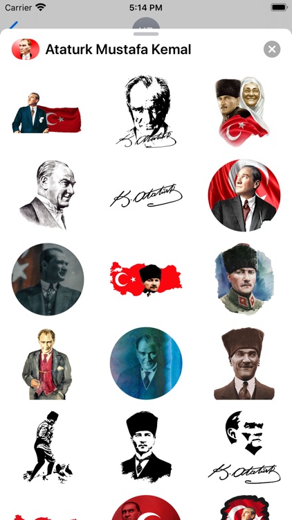 Ataturk Mustafa Kemal Stickers screenshot-3