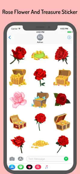Game screenshot Rose Treasure Stickers Pack apk