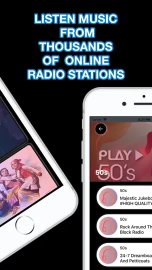 Скриншот LiveTuner Radio - Online Radio на iPhone 2