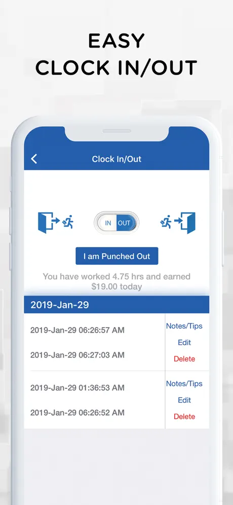 iTimePunch Plus Time Sheet App