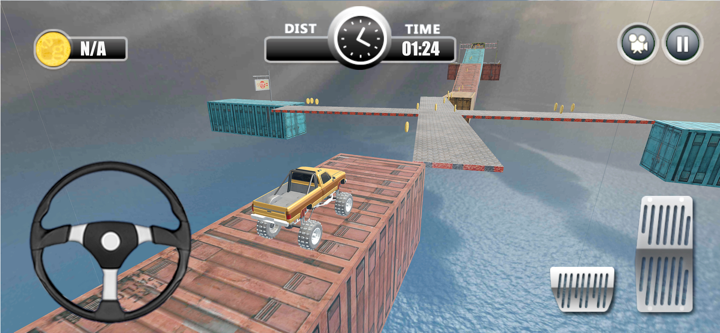 Impossible Road Monster Truck screenshot 4
