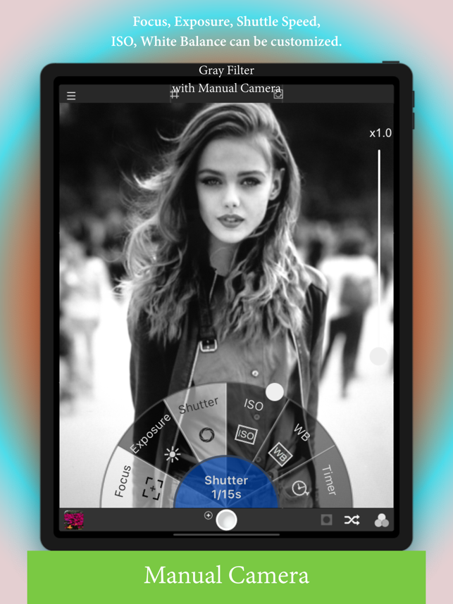‎Camera X _ Manual adjustments Screenshot