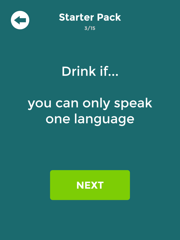 Screenshot #6 pour Drink If: Buzzed Drinking Game