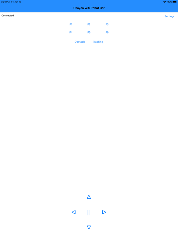 Screenshot #4 pour Osoyoo Wifi Robot Car UDP App