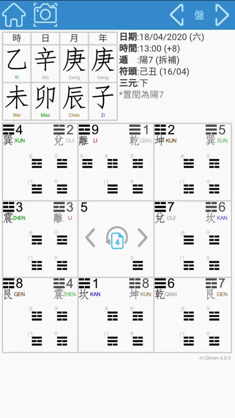 mQimen 奇门排盘