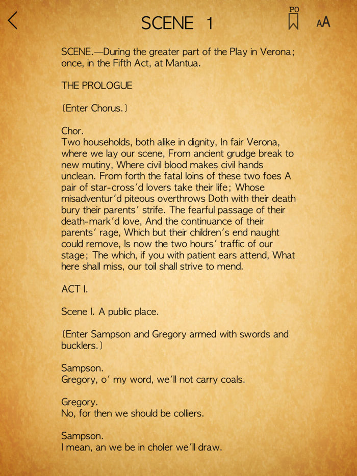 Shakespeare - Complete Search