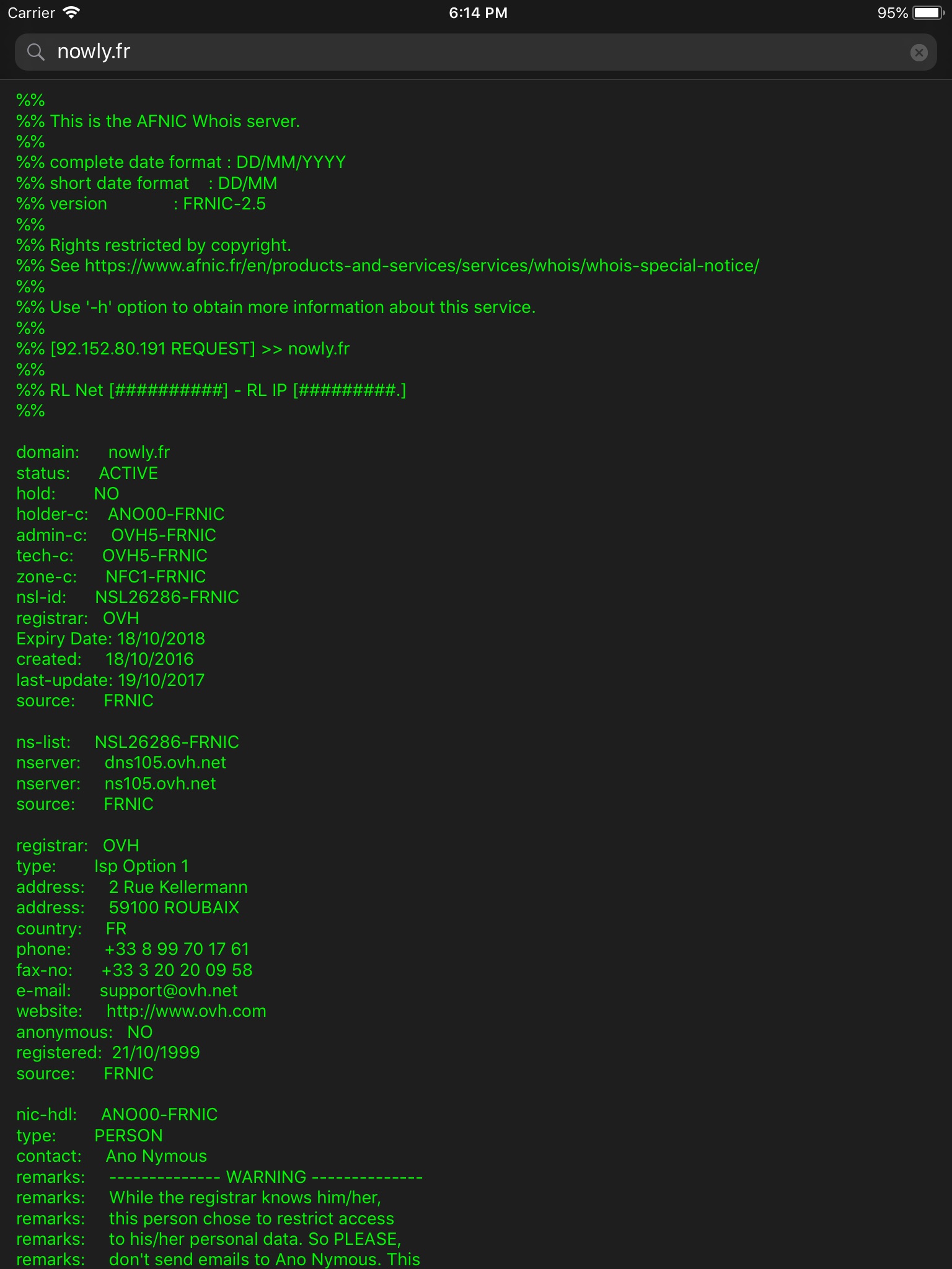 Whois - Lookup & Availability screenshot 3