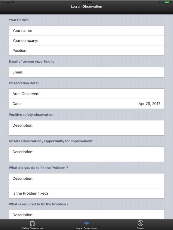 Screenshot #6 pour Safety Observation