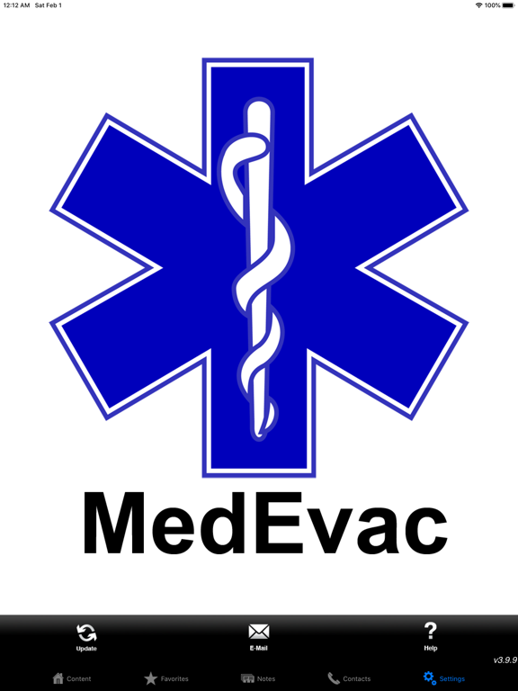Aspirus MedEvac EMS Protocols iPad screenshot
