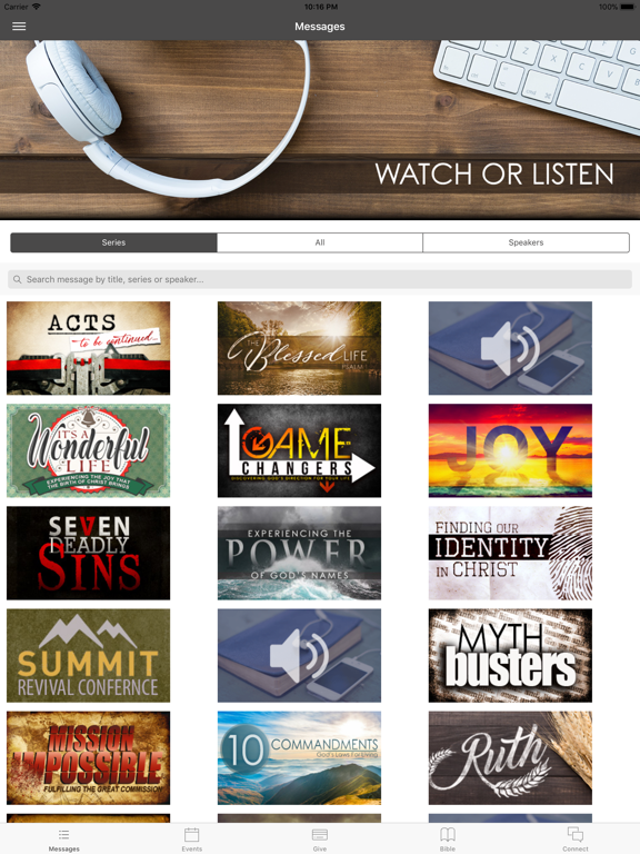 FBC Belong iPad screenshot 1 - Lifestyle app