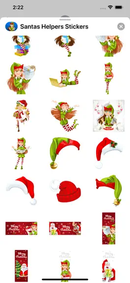 Game screenshot Santas Helpers Stickers apk