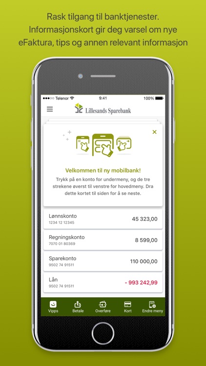 Lillesands Sparebank Mobilbank