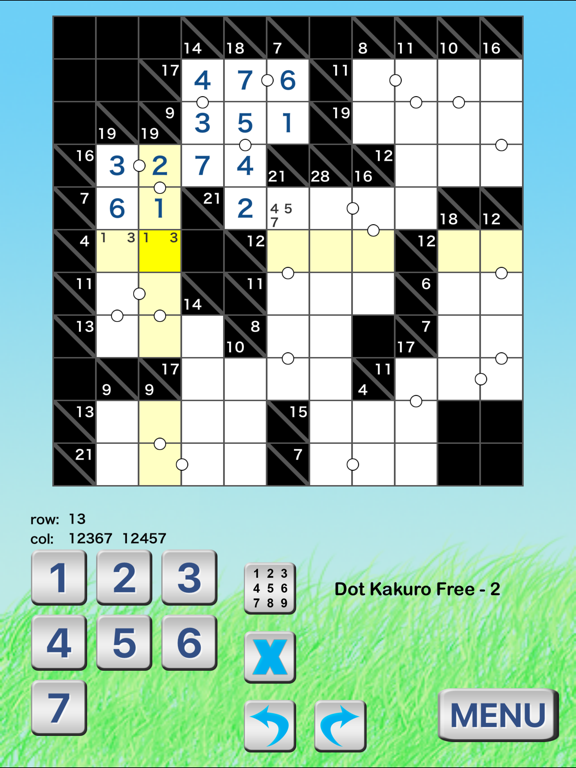 Screenshot #4 pour Kakuro Challenge - Cross Sum