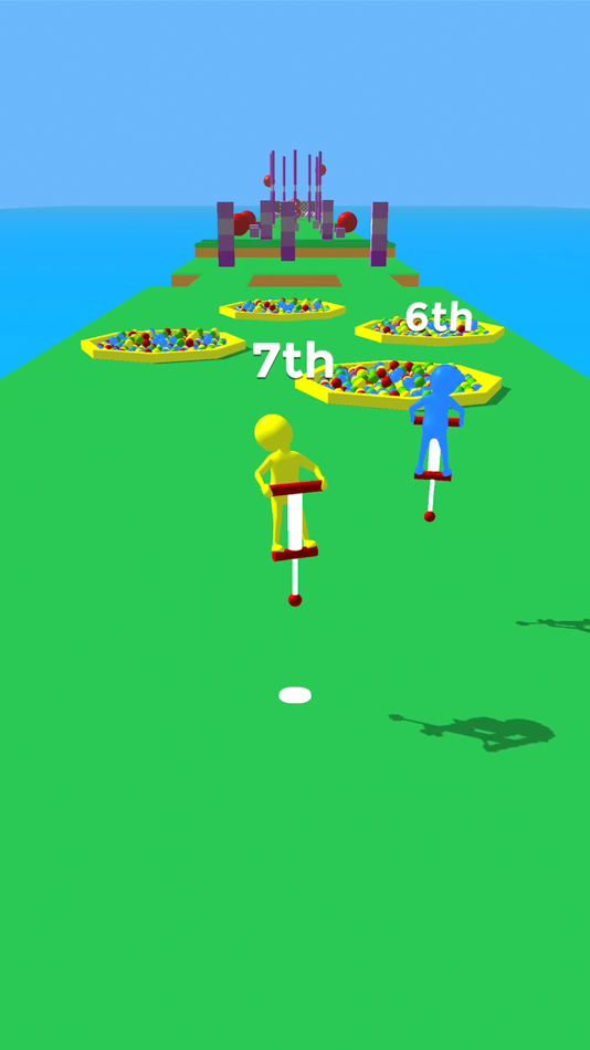 #1. Pogo Race 3D (iOS) 由: Full Fat Productions Ltd