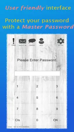 PasswordDB screenshot 1