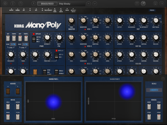 KORG iMono/Poly iPad app afbeelding 4