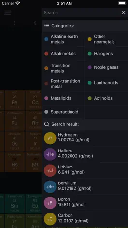 Game screenshot Периодическая таблица: химия 2 apk