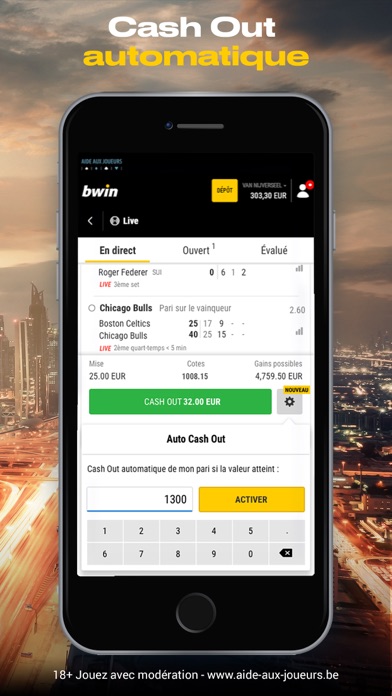 Screenshot #1 pour bwin Paris Sportifs en Ligne