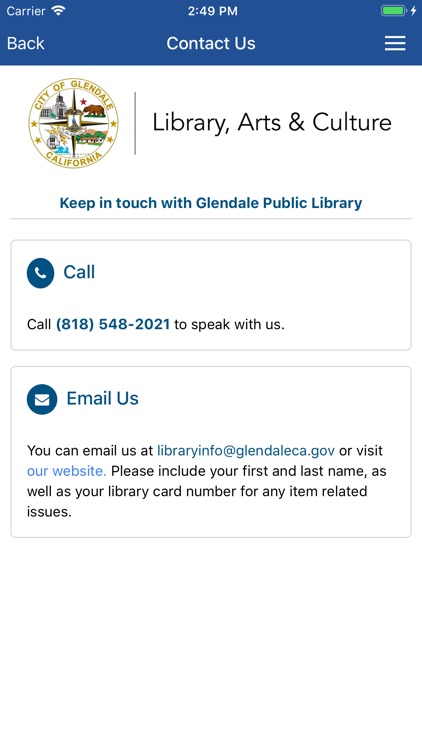 Glendale Library Arts GLAC screenshot-6