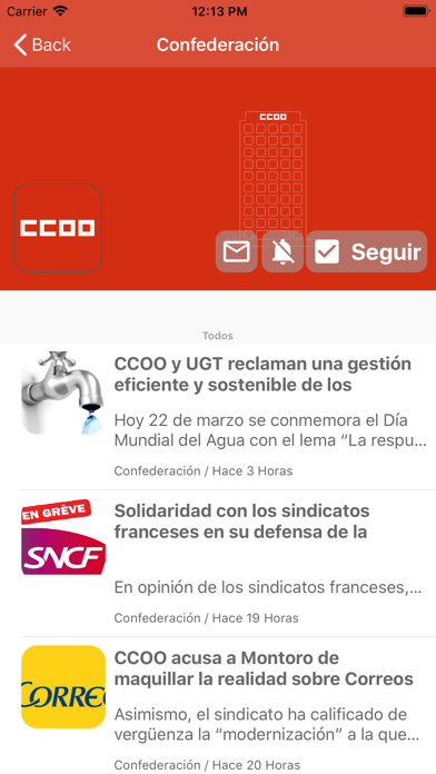 Comisiones Obreras screenshot 3