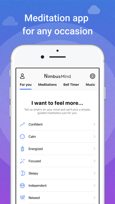Guided Meditation - NimbusMind Screenshot