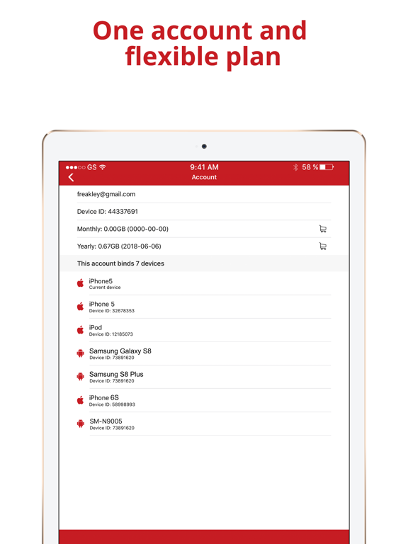 Screenshot #6 pour VPNZ - No Log & Secure VPN