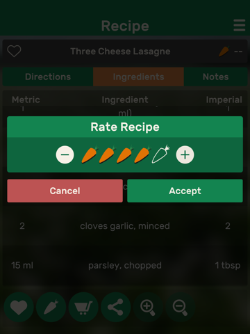 Peak Recipes screenshot 2