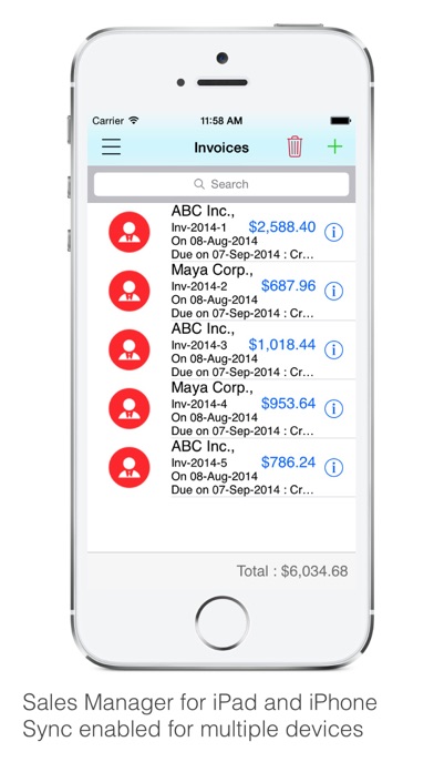 Screenshot #1 pour Retail Store Manager: Invoice