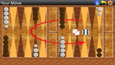 Screenshot #1 pour Backgammon Lite