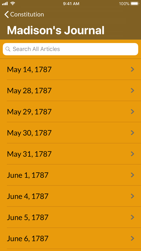 #3. Constitution of the U.S.A. (iOS) By: Historycentral.com