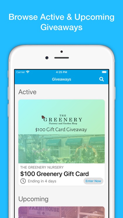 WonUp - Local Giveaways