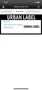 Urban Label Membership screenshot #3 for iPhone