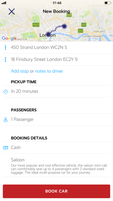 How to cancel & delete Swift Cars London Minicabs from iphone & ipad 2
