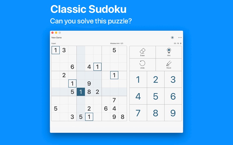 Screenshot #1 pour Sudoku － Casse-tête logique