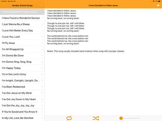Screenshot #4 pour Sunday School Songs