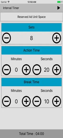 Game screenshot Interval Timer - Just SW mod apk