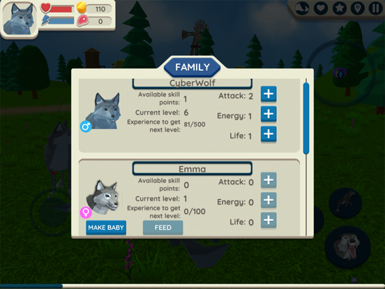 Wolf Simulator: Wild Animals screenshot 4