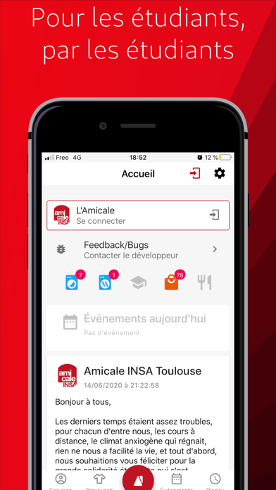 Screenshot #1 pour CAMPUS - Amicale INSA Toulouse