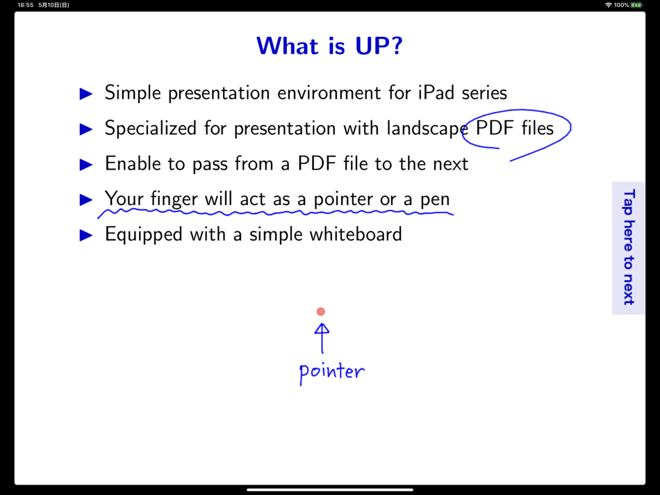 #1. UP - Unassuming Presentation (iOS) 由: Ayumu Inoue