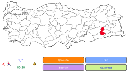 Harita Yapboz Şehir Bulma Oyun Screenshot