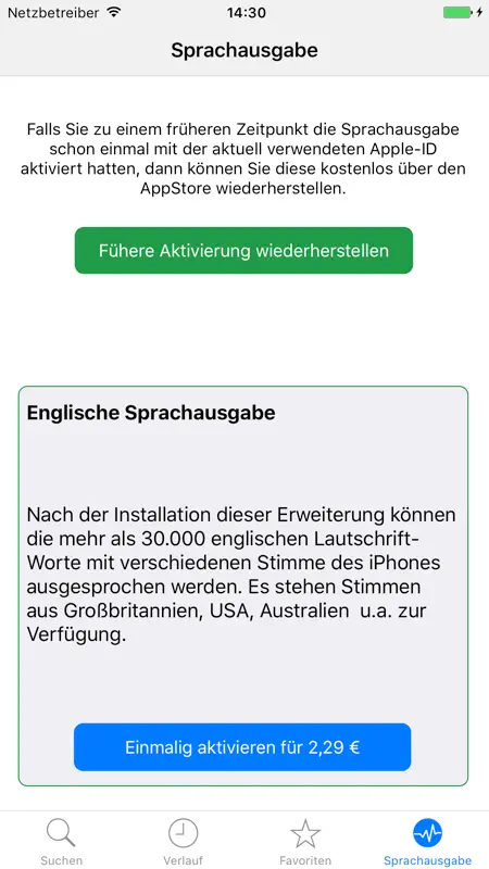 Englisch Wörterbuch NiftyWords screenshot 4 of 5