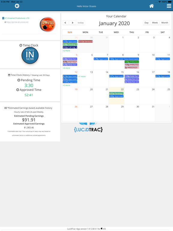 LucidTrac iPad screenshot 2 - Business app