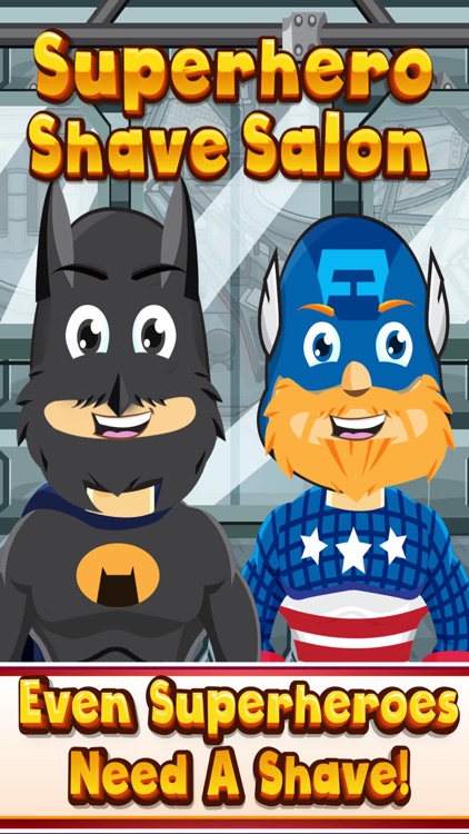 Superhero Shave Salon Game
